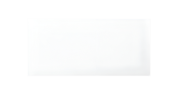 Blank Rectangle White Shape with Minimalist Design Element on Isolated Object png