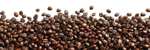 Roasted Coffee Beans Transparent Background Texture Isolated For Drink Product Design Elements png