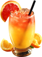 Refreshing Summer Beverage With Orange Slices Garnished Transparent Background For Design Elements png