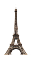 Eiffel Tower Miniature Decoration Isolated Photography Detailed View with Transparent Background png