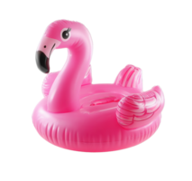 Pink Flamingo Pool Float Inflatable Toy Swimming Pool Summer Fun Isolated Object png