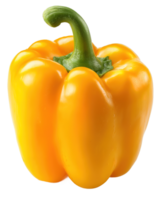 Isolated Yellow Bell Pepper with Transparent Background Perfect for Design Projects png