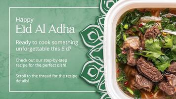 EID AL ADHA Recipe template