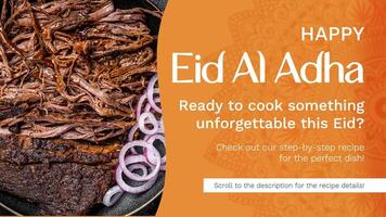 EID AL ADHA Recipe template