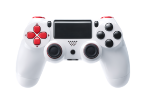 Gamepad Joystick Controller Play Game Console White Background Isolated Transparent png