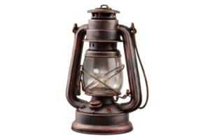 Antique Kerosene Lantern with Transparent Background a Timeless Design for Decoration png