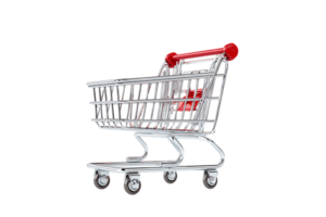 Shopping Cart Isolated on Transparent Background a Symbol of Commerce and Retail png