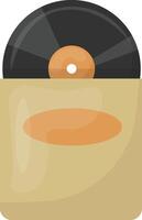 Record in Paper Sleeve vector