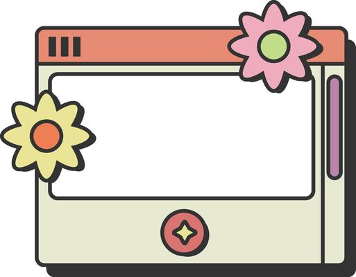 Pink and Yellow Browser Tab