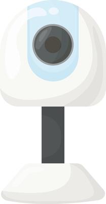 White Desktop Camera