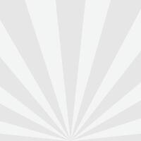 Gray monochrome sunburst background. Clean and simple radial rays design. vector