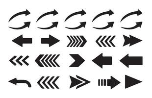 Bold Arrow Shapes for Design Use vector