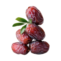 Cluster of dried dates with stems isolated png