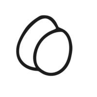 Simple Outline Rounded Button or Pill Shape Element Graphic vector