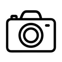 Simple Outline Camera Device Electronic Gadget Tool Symbol Icon vector