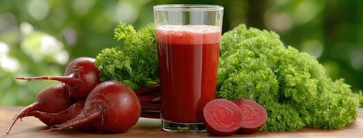 Beet juice is a great way to start your day photo