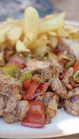 Enjoying a delicious meal in a local eatery video