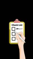 A Series of Illustrative Images Showcasing the Completion of a Checklist Task video