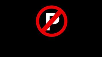 No Parking Sign A Clear Visualization of Traffic Regulations with Iconic Symbolism video