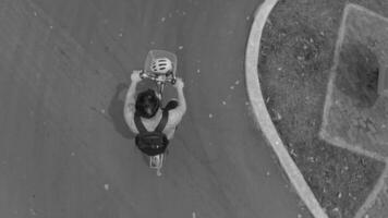 Biking from Above A Unique and Dynamic Urban Ride Perspective That Captivates Everyone video