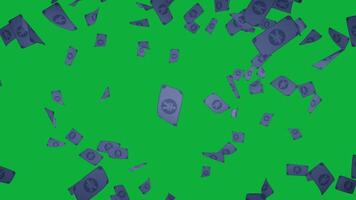 HD Money Background Loop - Green Screen Motion Graphics for Ads, Sales, and Finance Presentation video