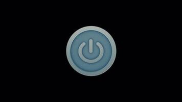 Seamless Power Button Animation - Toggle Switch Loop for Apps, Stream Overlays and Smart Home UI video