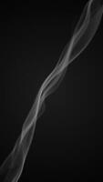 Minimalist black and white background with an elegant rippling fractal light wave. This abstract vertical technology concept background is full HD and a seamless loop. video