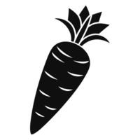 Carrot icon isolated on white background illustration vector