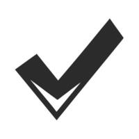 Check mark icon illustration vector