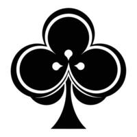 A black and white image of a four of spades vector