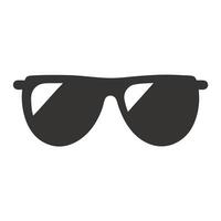 Sunglasses icon on white background vector