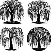 Tree silhouette design vector