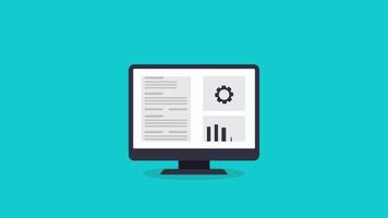 animation Software platform update, Saas management and app development, coding programming technology video
