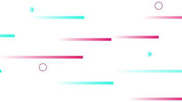 Seamless looping animation of glowing tech lines on a vibrant gradient background, ideal for digital media and TikTok-style visuals. video