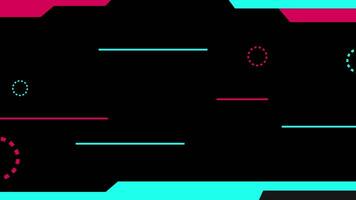animation abstract line looping vibrant colors inspired by TikTok style, featuring dynamic shapes and modern motion design for digital content. video