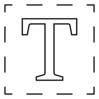 type graphic design write icon vector