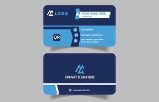Unique Realistic Business Card Design Template vector