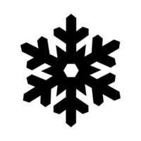 Snowflake icon isolated on white background. vector