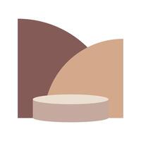 Simply Brown Podium icon isolated on white background for your web and mobile app design, podium logo concept vector
