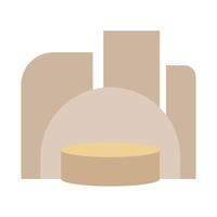 Clean Podium icon isolated on white background for your web and mobile app design, podium logo concept vector