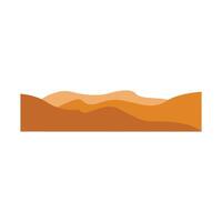 Brown Wave Border Wavy design element. Decor for brochure, banner, and flyer. Fluid, color wave, curve smooth line. . Triple Wave Border Elements vector