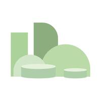 Greenery Podium icon isolated on white background for your web and mobile app design, podium logo concept vector