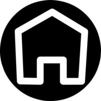 Web home black icon for apps and websites, House icon, Home sign Main page icon in filled, thin line, outline and stroke style for apps and website button. vector