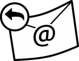 Reply email. Reaching online audience with email marketing campaign, newsletter subscription, sending marketing message via email. Digital email marketing strategy. vector