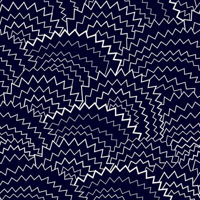 Dark blue zigzag seamless pattern. Stylish texture with diagonal zig zag lines, waves, stripes. Simple cute abstract geometric background. Repeated endless decorative geo design.
