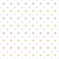summer little flowers pattern vector