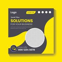 Comprehensive Digital Marketing, Social Media Content, Web Banners And Business Solutions vector
