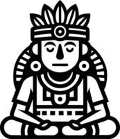 An image of a man in a traditional costume vector