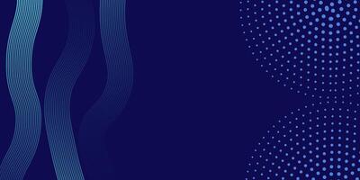 Abstract Blue Wave Line and Dot Halftone Background Design vector