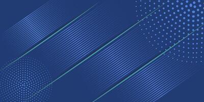 Modern Blue Abstract Diagonal Line Background with Dot Halftone Elements vector